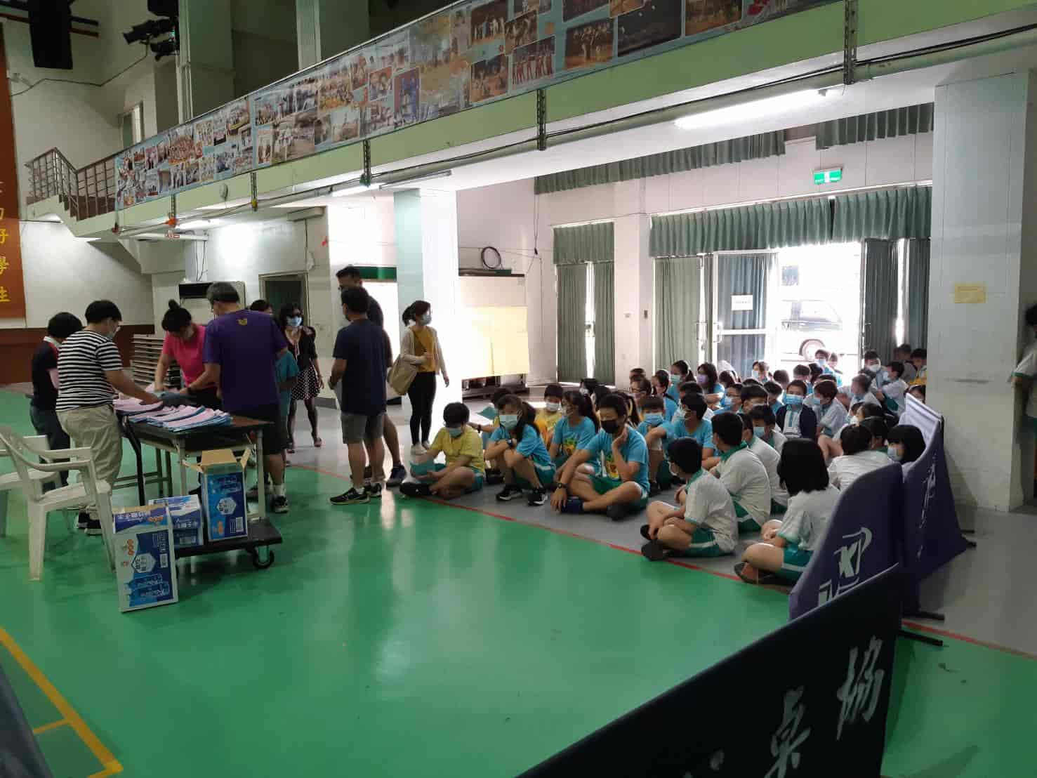 109年11月3日員林國小校園流感照片1
