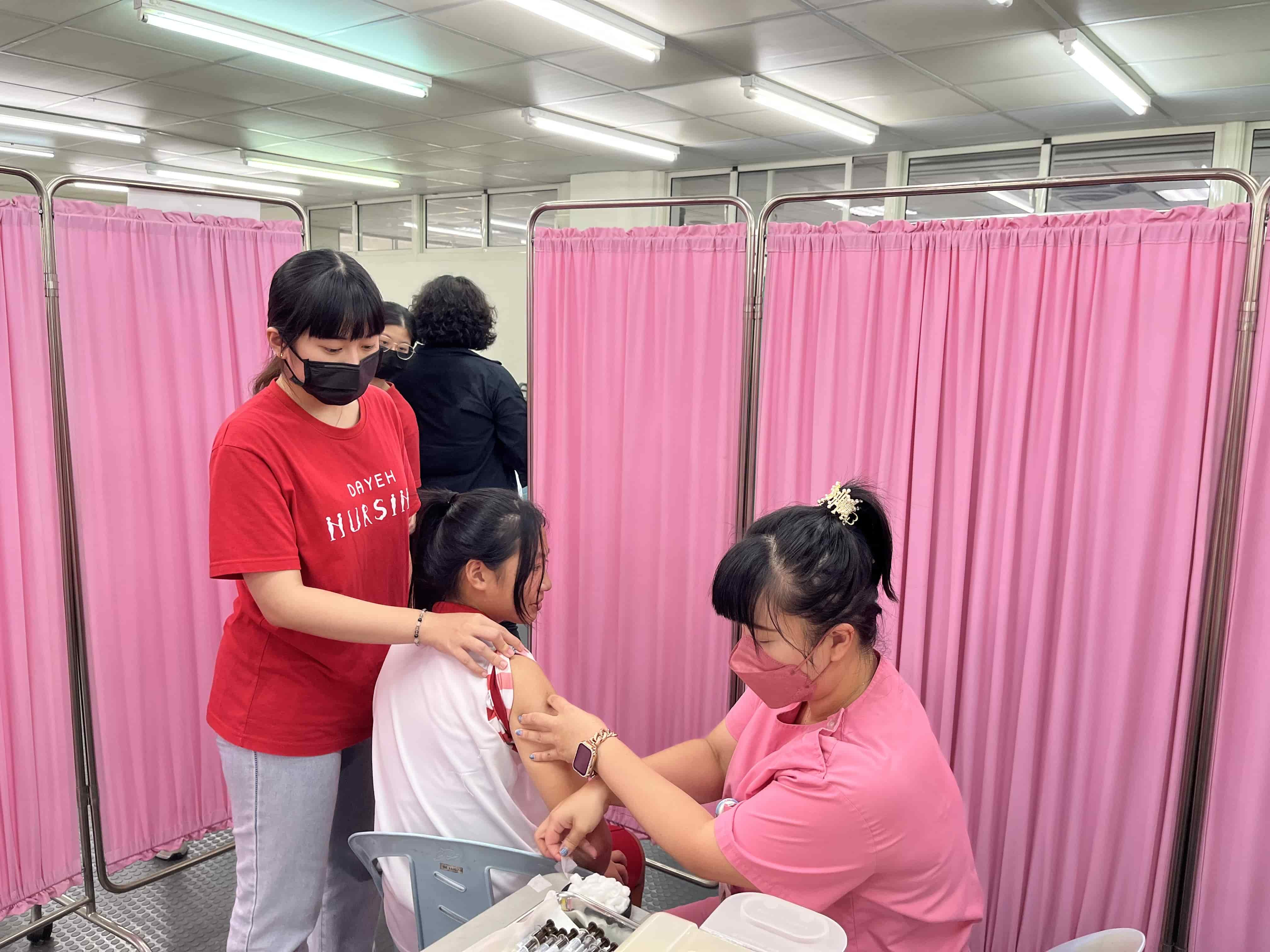 112年9月19日大同國中HPV接種活動照片5