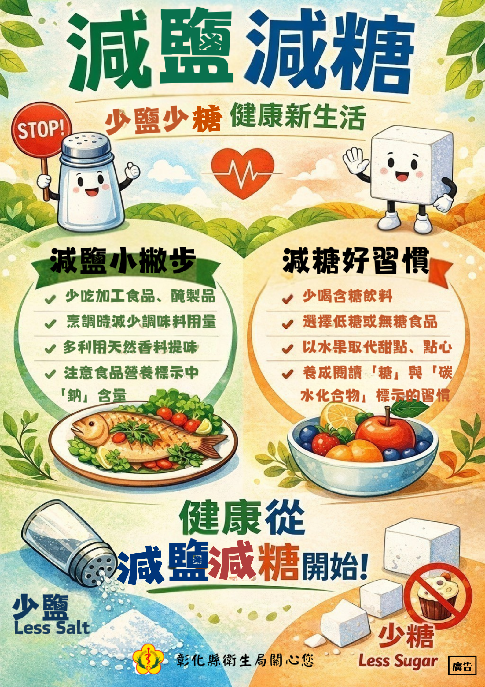 【減鹽增健康 別吃鈉麼多】宣傳圖片